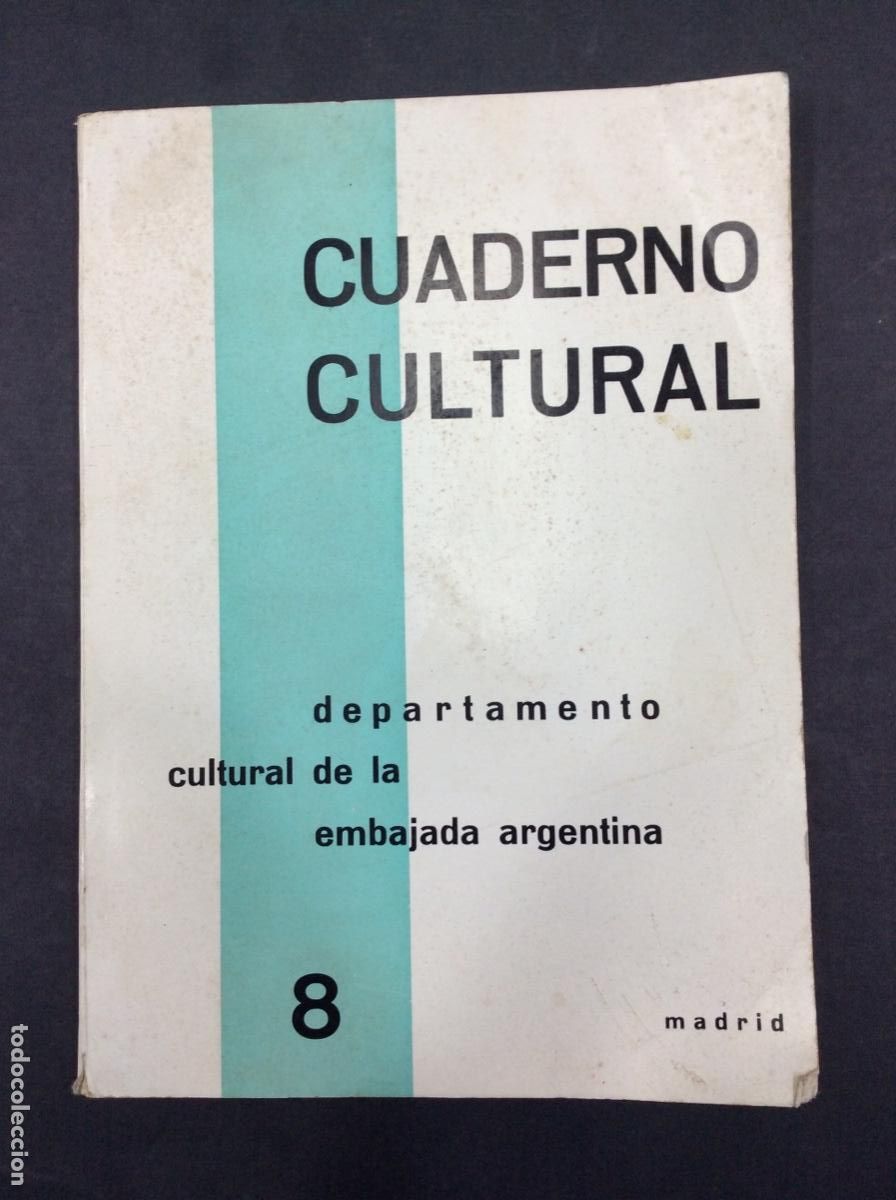 Livres: CUADERNO CULTURAL DE LA EMBAJADA ARGENTINA