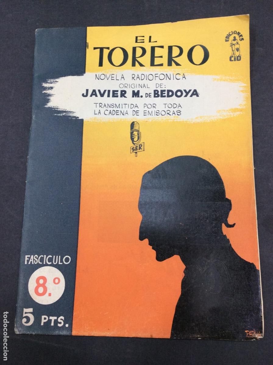 Libros: El Torero Novela Original de Javier M. de Bedoya - Foto 1