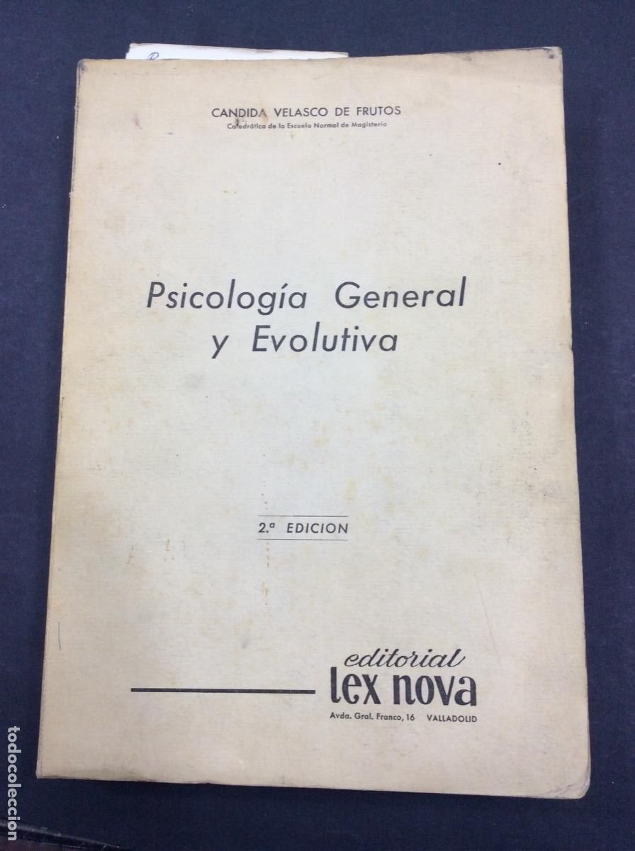 Libros: Libro Psicolog&iacute;a general y evolutiva - 1968 - 2* EDICION - Foto 1
