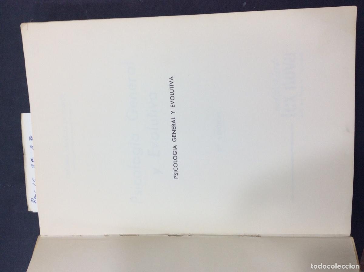 Libros: Libro Psicolog&iacute;a general y evolutiva - 1968 - 2* EDICION - Foto 2