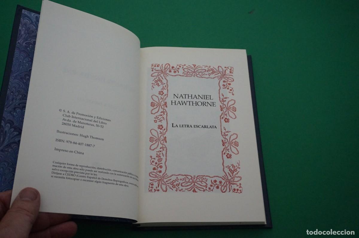 Libros: AMF-30E/ NATHANIEL HAWTHORNE - LA LETRA ESCARLATA - EDICION DE LUJO - Foto 1