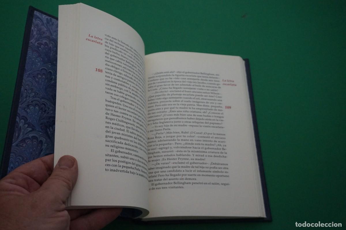 Libros: AMF-30E/ NATHANIEL HAWTHORNE - LA LETRA ESCARLATA - EDICION DE LUJO - Foto 2
