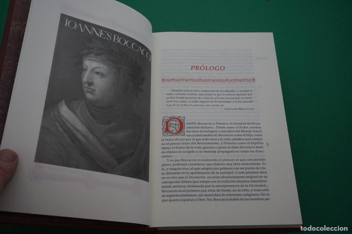 Libros: AMF-30E/ GIOVANNI BOCCACCIO - DECAMERON - 2 TOMOS - EDICION DE LUJO - Foto 3