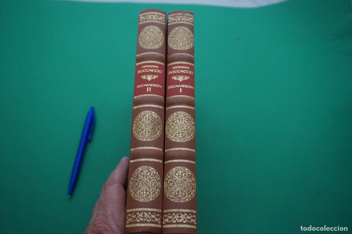 Libros: AMF-30E/ GIOVANNI BOCCACCIO - DECAMERON - 2 TOMOS - EDICION DE LUJO - Foto 5