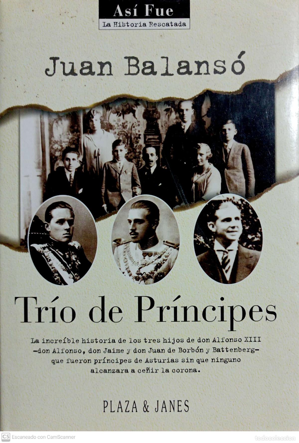 Libros: Tr&iacute;o de Pr&iacute;ncipes - Juan Balans&oacute; - Foto 1