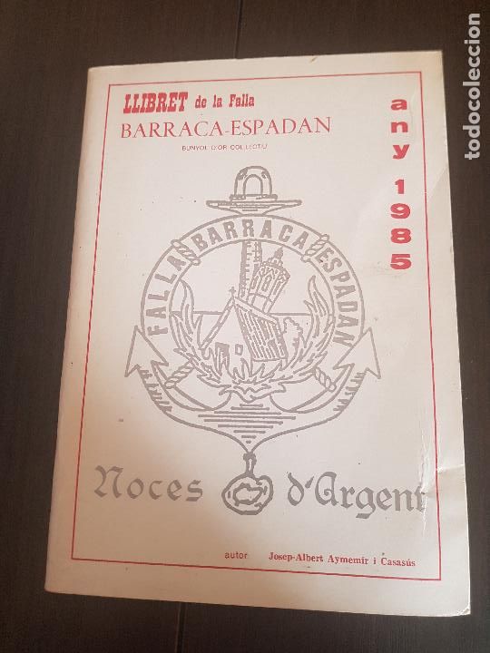 Libros: LLIBRET DE FALLA BARRACA-ESPADAN ANY 1958 - Foto 1