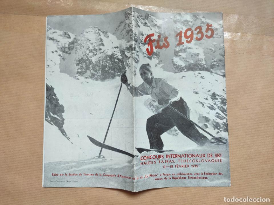 Libros: &rdquo;CAT&Aacute;LOGO DEL CONCOURS INTERNATIONAUX DE SKI, HAUTES TATRAS, TCH&Eacute;COSLOVAQUIE.&rdquo; - �