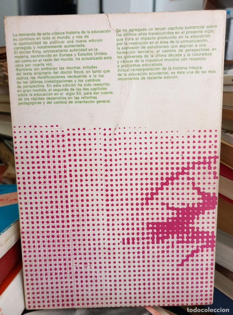 Libros: Historia de la educaci&oacute;n. - BOYD, William; KING, Edmund J.: - Foto 3