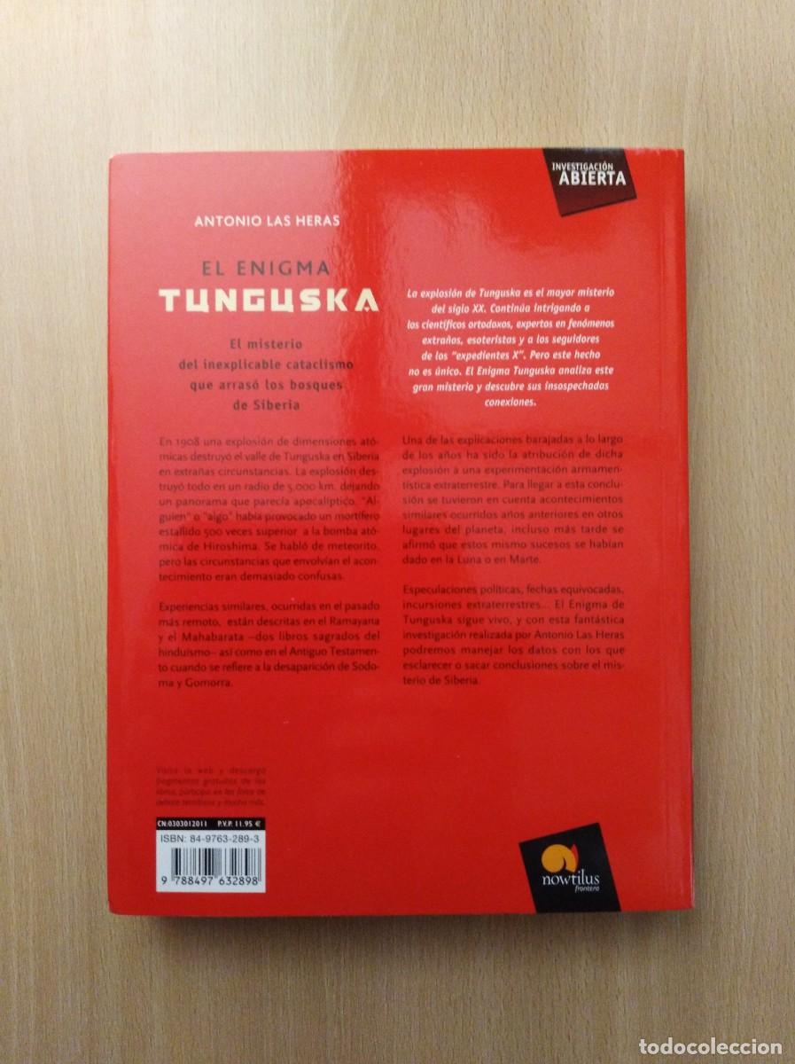 Libros: EL ENIGMA TUNGUSKA. Antonio Las Heras - Foto 2
