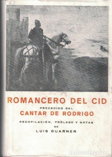 Libros: ROMANCERO DEL CID. Precedido del CANTAR DE RODRIGO. - An&oacute;nimo. - Foto 1