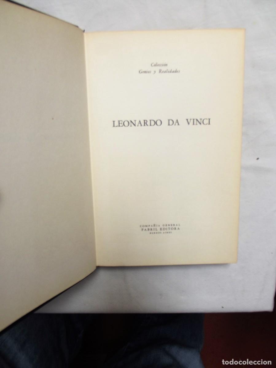 Libros: LEONARDO DA VINCI COLECCION GENIOS Y REALIDADES - Foto 2