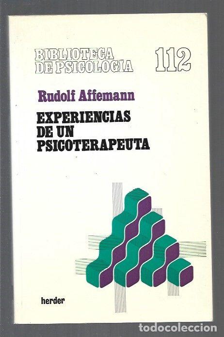 Libros: EXPERIENCIAS DE UN PSICOTERAPEUTA - AFFEMANN, RUDOLF - Foto 1