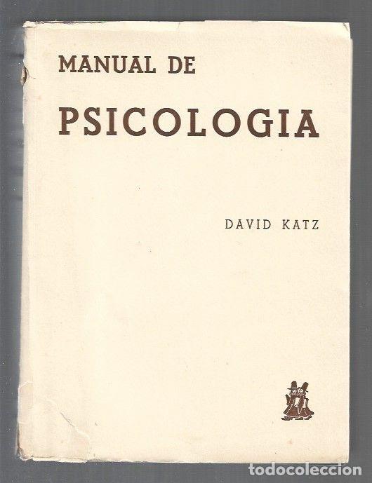 Libros: MANUAL DE PSICOLOGIA - KATZ, DAVID - Foto 1