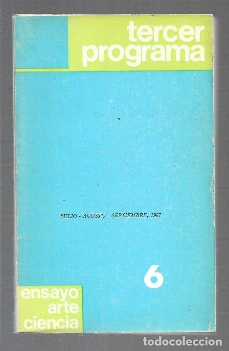 Libros: TERCER PROGRAMA 6. JULIO, AGOSTO, SEPTIEMBRE 1967 - VARIOS - Foto 1