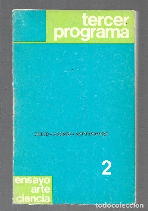 Libros: TERCER PROGRAMA 2. JULIO, AGOSTO, SEPTIEMBRE 1966 - VARIOS - Foto 1