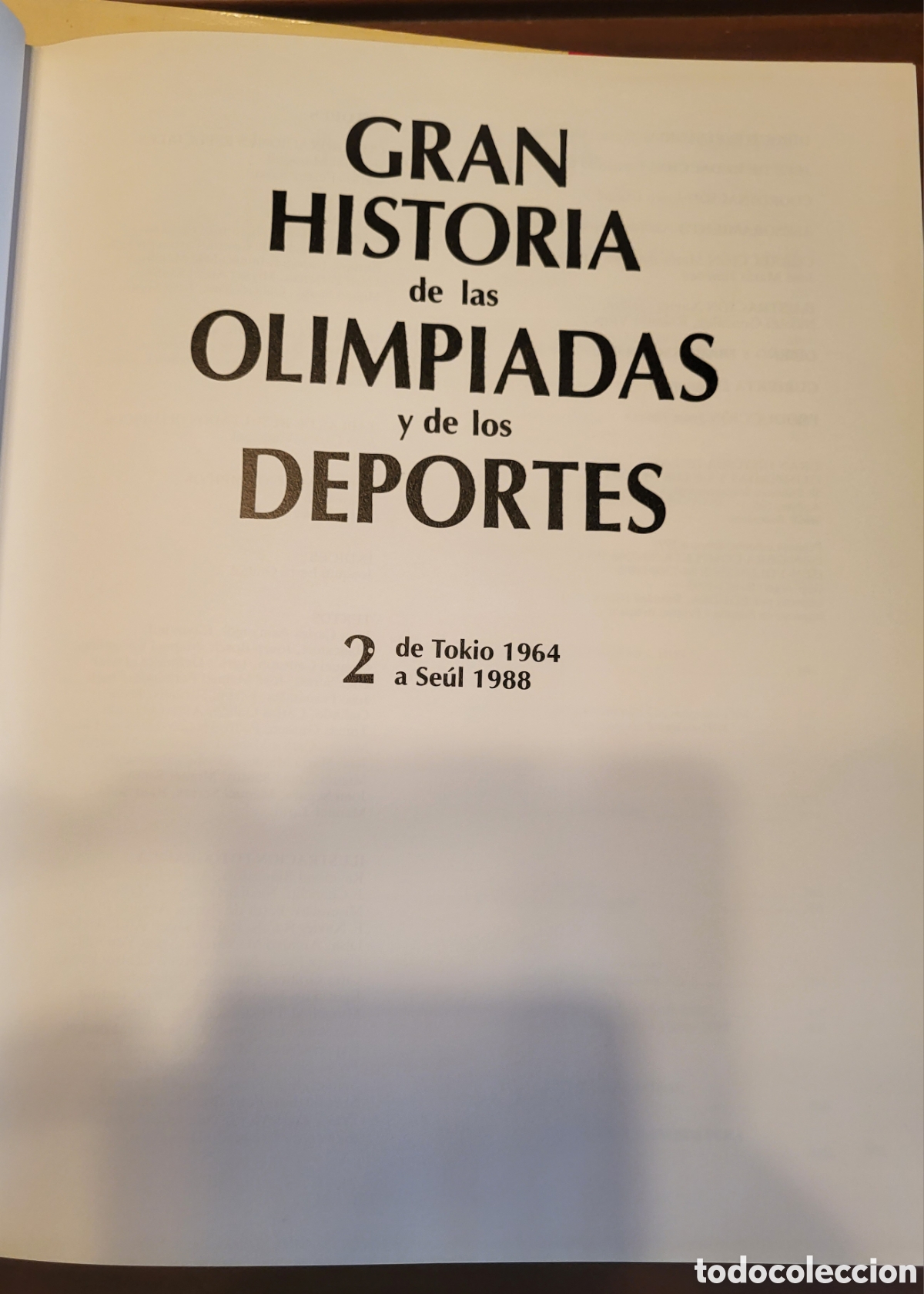 Libros: GRAN HISTORIA de las OLIMPIADAS y de los DEPORTES en 6 TOMOS - Foto 3