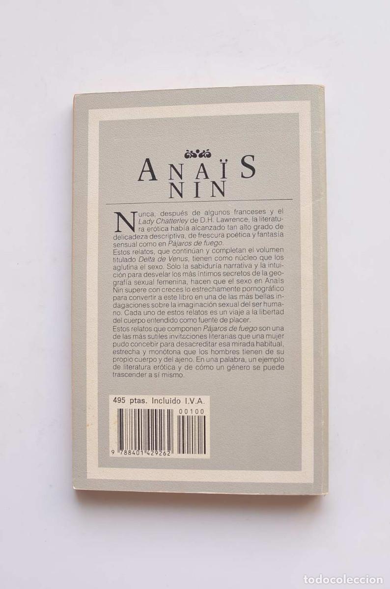 Libros: P&aacute;jaros de fuego - NIN, Ana&iuml;s - Foto 4