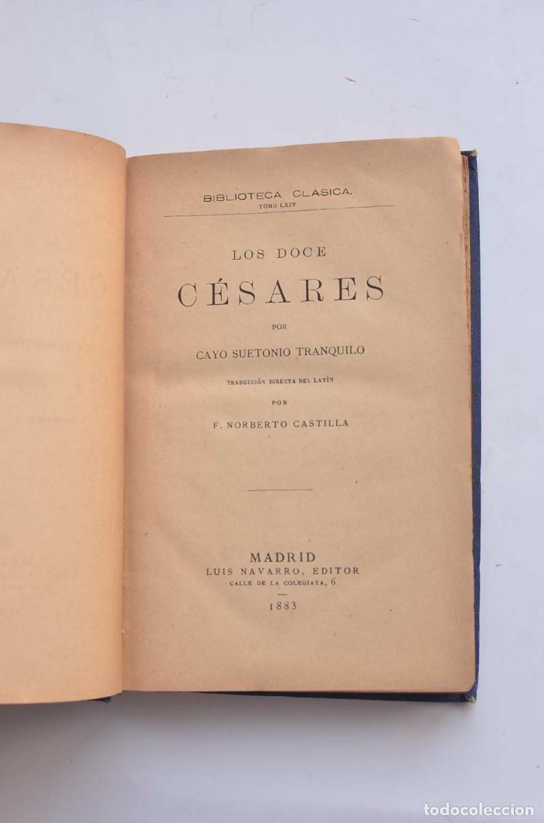 Libros: Los doce c&eacute;sares - SUETONIO, Cayo - Foto 3