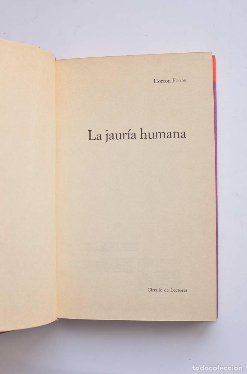 Libros: La Jaur&iacute;a humana - FOOTE, Horton - Foto 2