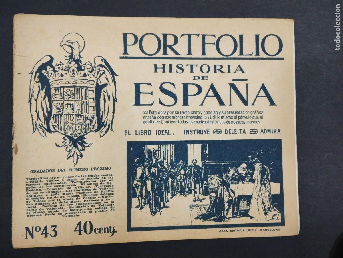 Libros: Portfolio historia de Espa&ntilde;a, editorial segui N 43 - Foto 1