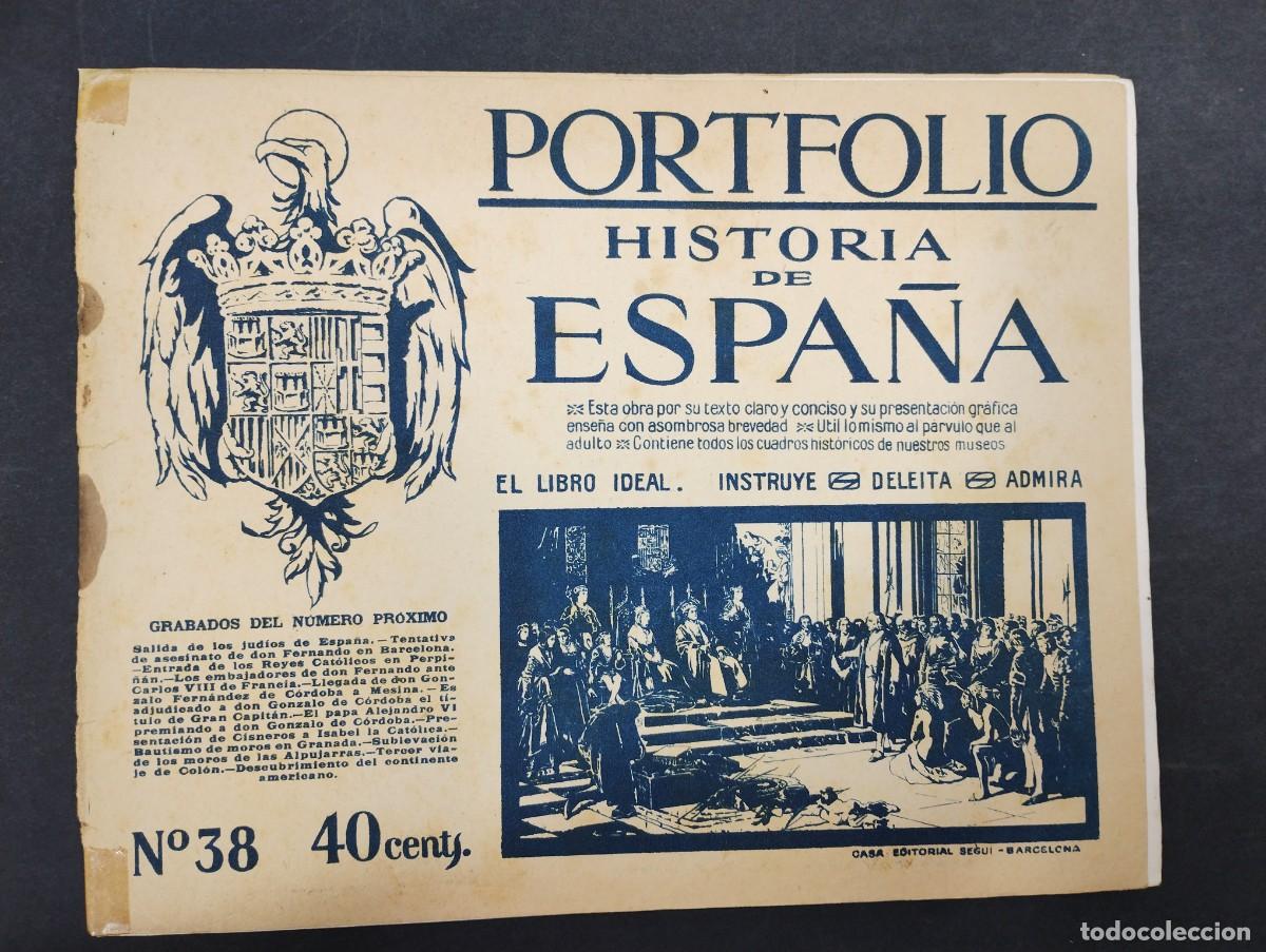 Libros: Portfolio historia de Espa&ntilde;a, editorial segui N 38 - Foto 1