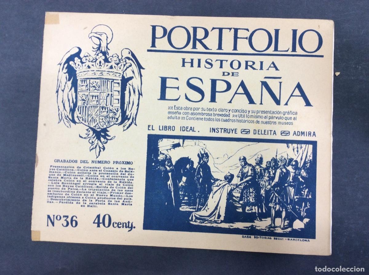 Libros: Portfolio historia de Espa&ntilde;a, editorial segui N 36 - Foto 1