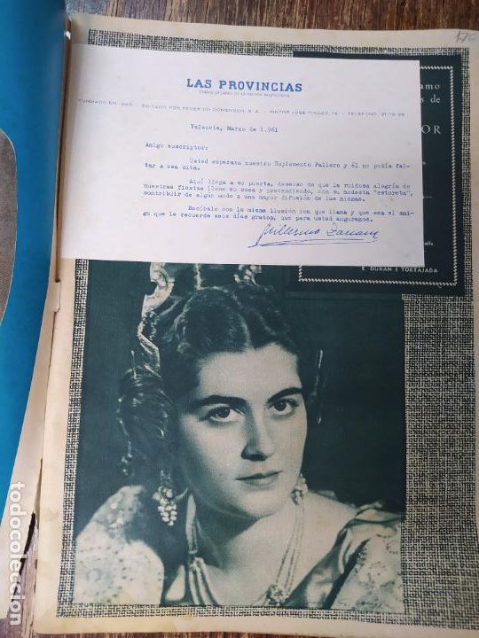 Libros: Las provincias. Fallas 1961. BA.1039 - Foto 2