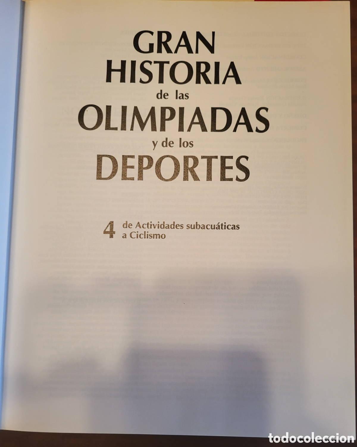 Libros: GRAN HISTORIA de las OLIMPIADAS y de los DEPORTES en 6 TOMOS - Foto 5