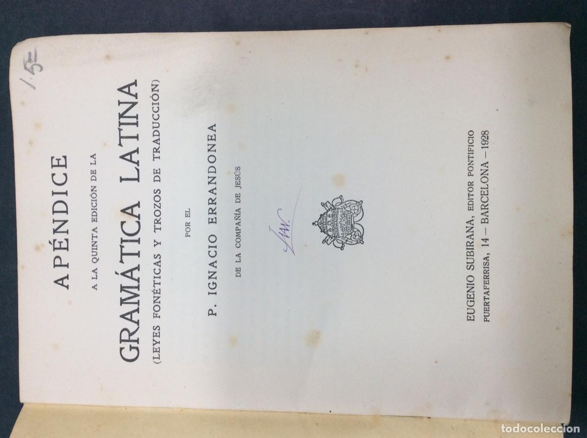 Libros: Gramatica Latina - Errandonea, Ignacio - Foto 2