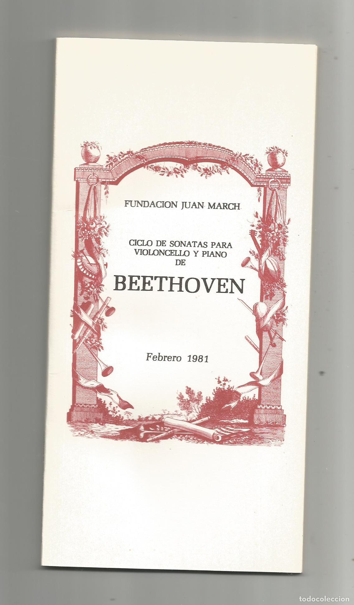 Libros: Ciclo de sonatas para violoncello y piano de Beethoven. - Foto 1