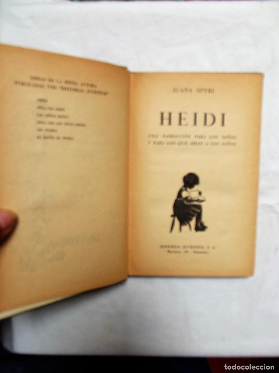 Libros: HEIDI DE JUANA SPYRI - Foto 3