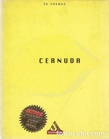 Libros: 34 POEMAS - CERNUDA - Foto 1