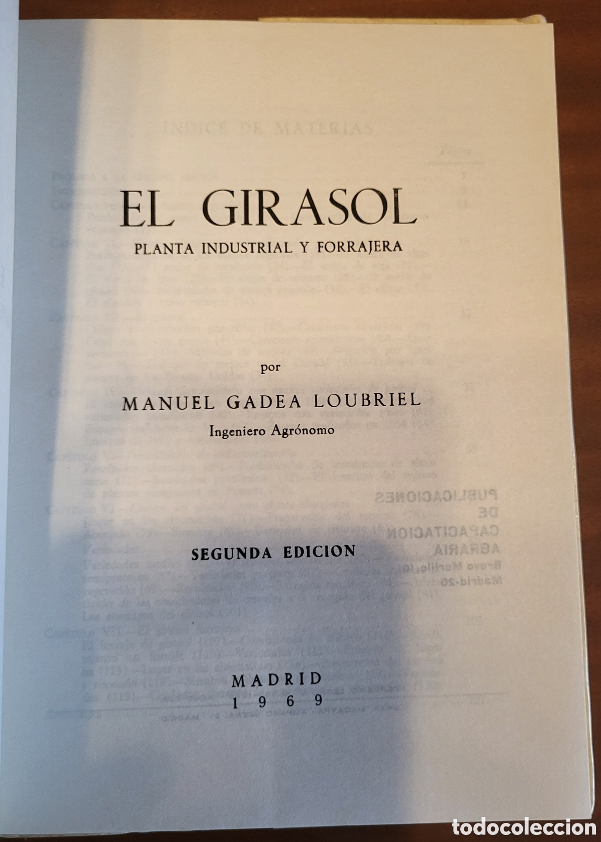 Libros: El Girasol/Manuel Gadea Loubriel - Foto 2
