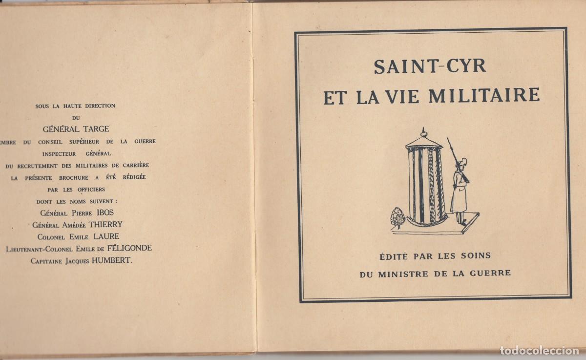 Libros: SAINT-CYR ET LA VIE MILITAIRE. ACU - Foto 2