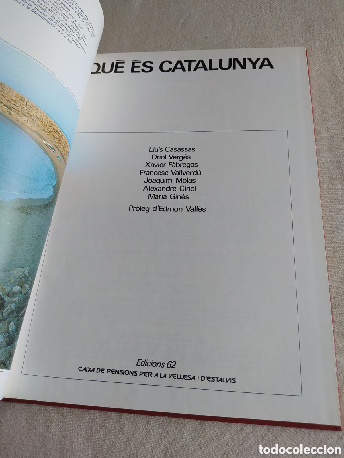 Libros: Que es catalunya ( pr&ograve;leg dedmon vall&eacute;s ) - Foto 2