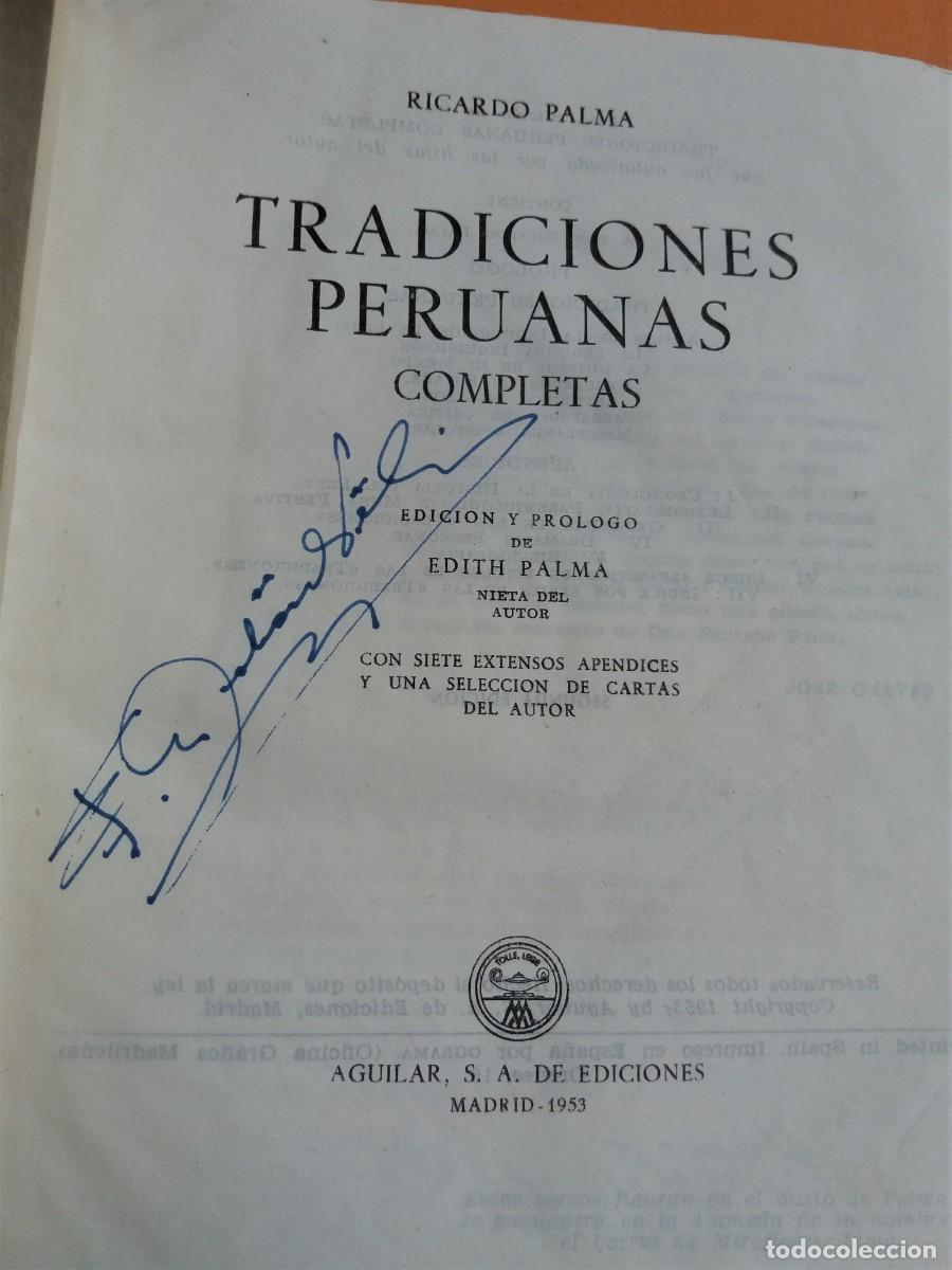 Libros: Tradiciones Peruanas completas / Ricardo Palma AGUILAR - Foto 4