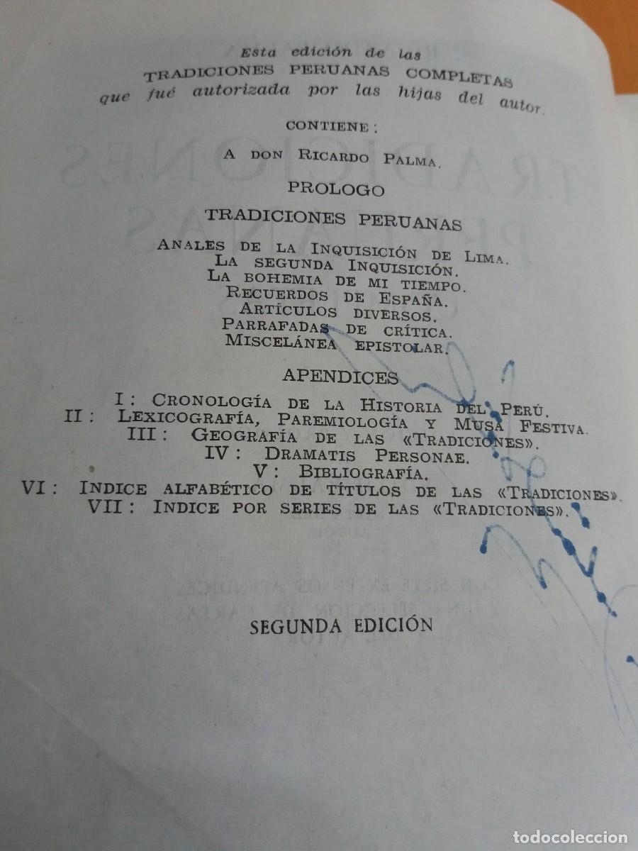 Libros: Tradiciones Peruanas completas / Ricardo Palma AGUILAR - Foto 5