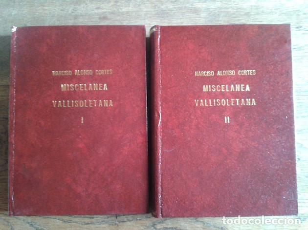 Libros: MISCEL&Aacute;NEA VALLISOLETANA (2 tomos) - NACISO ALONSO CORT&Eacute;S - Foto 1