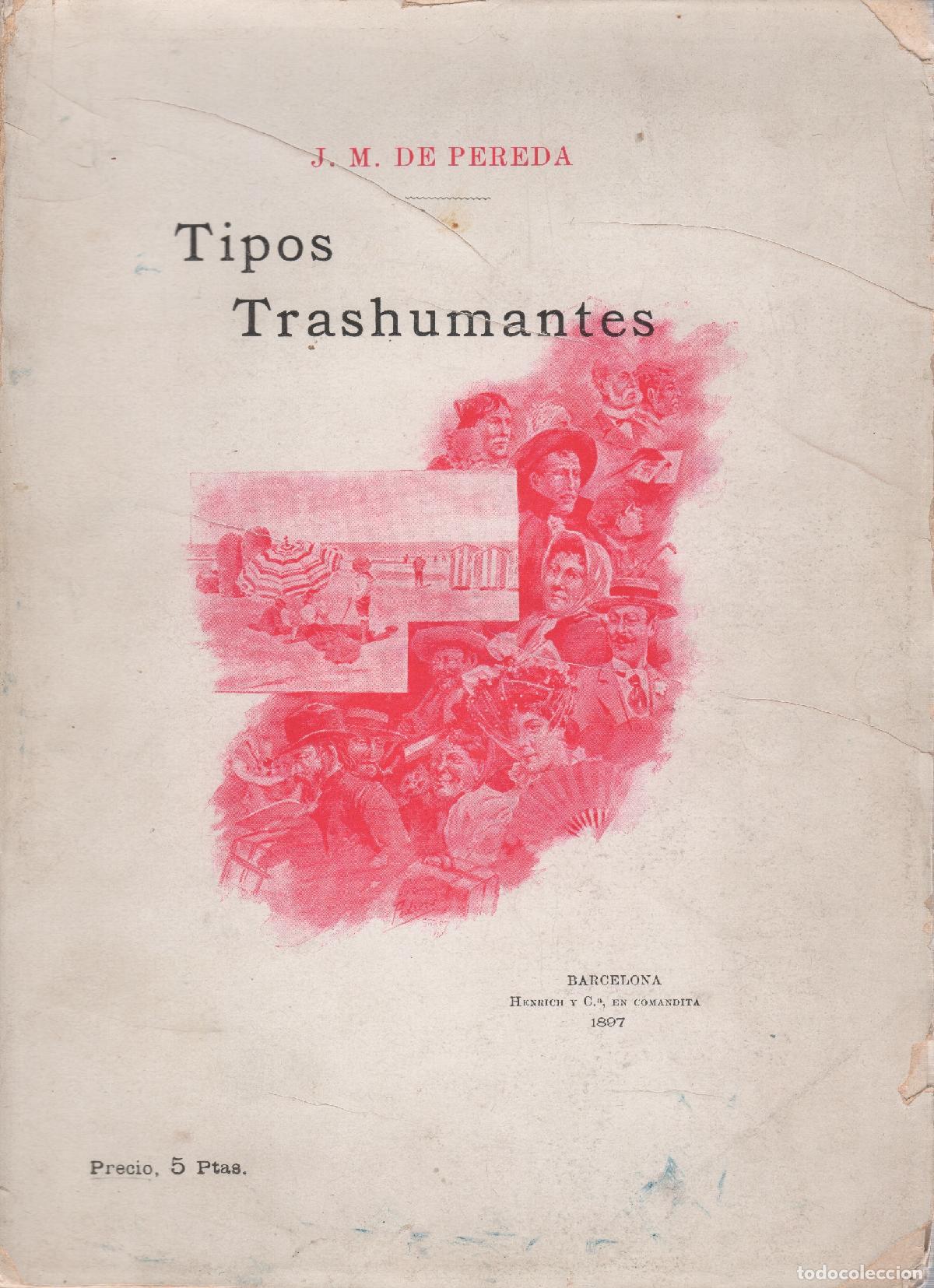 Libros: Tipos Trashumantes - Pereda, J. M. de - Foto 1