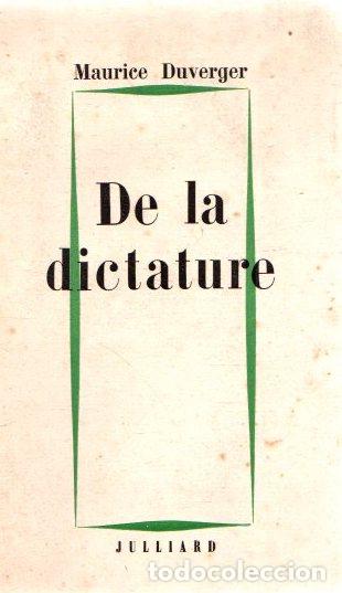Libros: De la dictadure - Duverger, Maurice - Foto 1