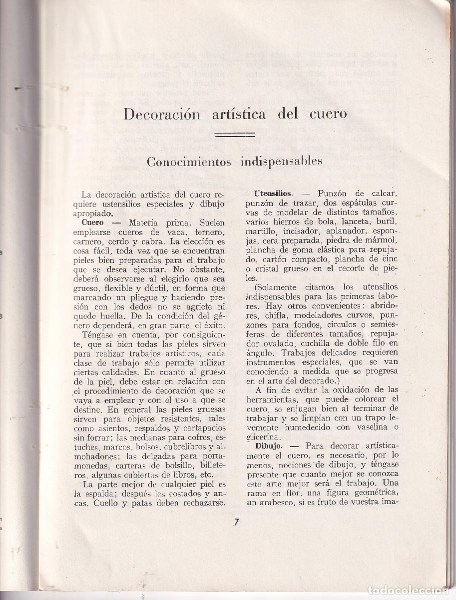 Libros: DECORACION ARTISTICA DEL CUERO - Foto 2