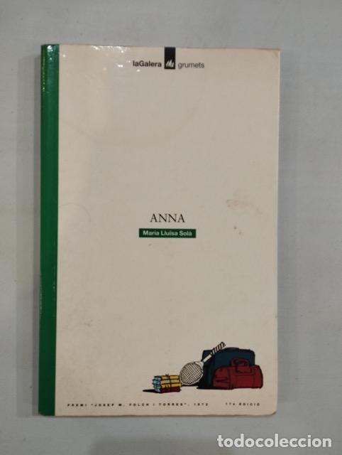 Libros: Maria Llu&iuml;sa Sol&agrave; - Anna - Foto 1