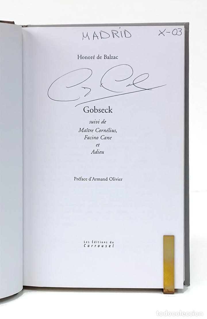 Libros: BALZAC (Honor&eacute; de). Gobseck et autres r&eacute;cits - Foto 2