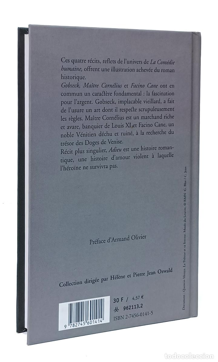 Libros: BALZAC (Honor&eacute; de). Gobseck et autres r&eacute;cits - Foto 3