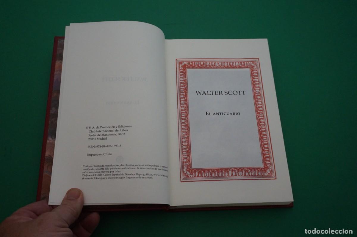 Libros: AMF-30A/ WALTER SCOTT - EL ANTICUARIO - EDICION DE LUJO - Foto 2