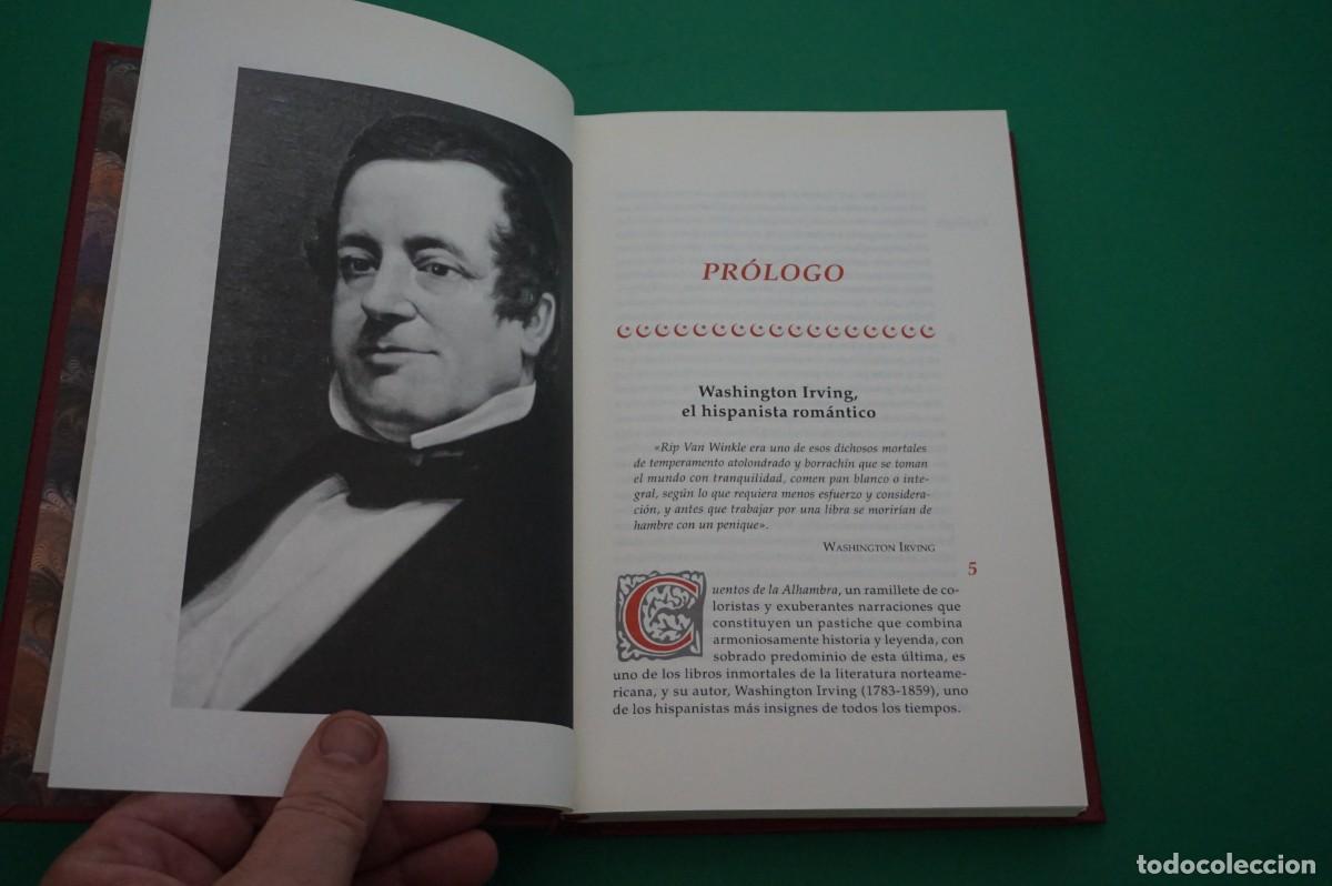 Libros: AMF-30A/ WASHINGTON IRVING - CUENTOS DE LA ALHAMBRA - EDICION DE LUJO - Foto 3