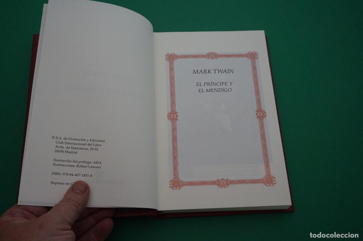 Libros: AMF-30A/ MARK TWAIN - EL PRINCIPE Y EL MENDIGO - EDICION DE LUJO - Foto 2