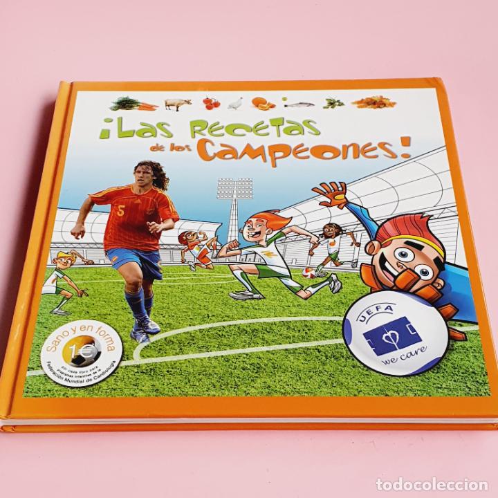 Livros em segunda m&atilde;o: Las recetas de los campeones-Union of European Football Associations-2009-PASTAS DURAS.