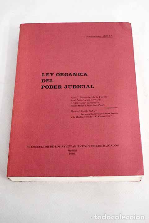 Libros: Ley org&aacute;nica del poder judicial - Foto 1