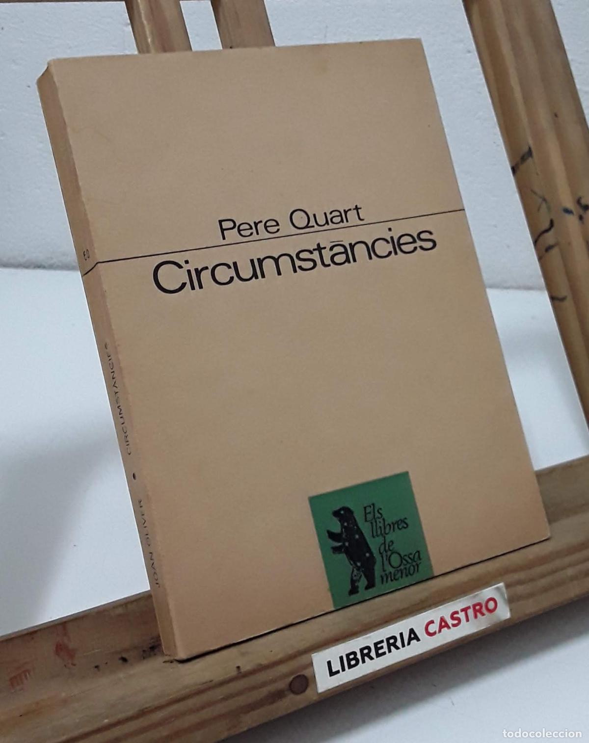 Libros: Circumst&agrave;ncies - Pere Quart. - Foto 1